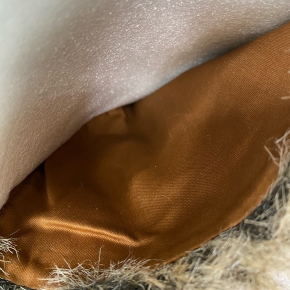 Colin Stuart Cognac Fur Knee High Boots - Picture 12 of 14